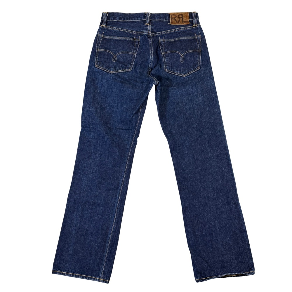 RRL Ralph Lauren Japan Woven Selvedge Denim Straight Leg Jeans Made in USA 32x32 - Picture 2 of 16